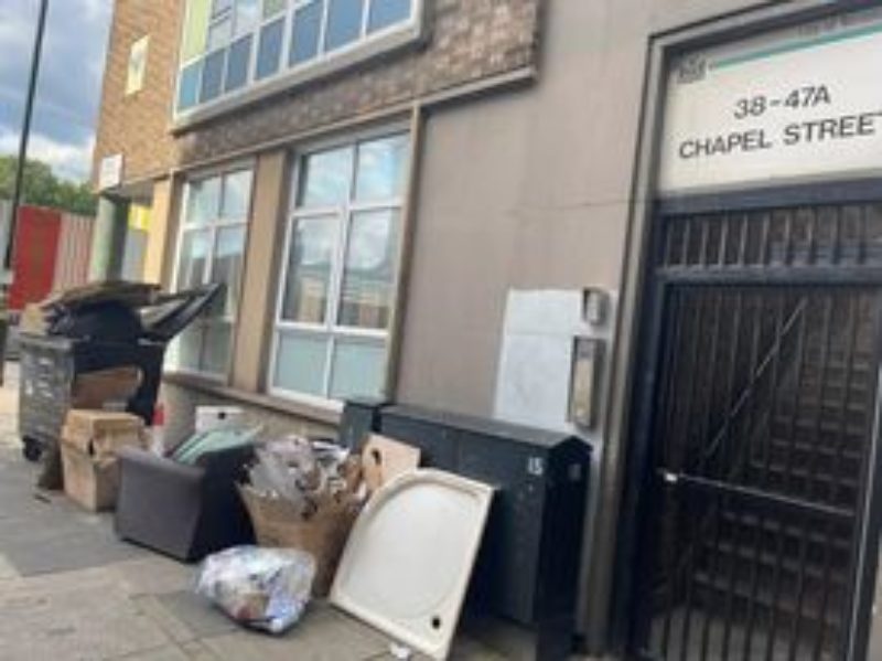 Chapel Street rubbish dumping